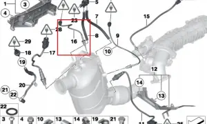 Gdzie jest czujnik temperatury silnika BMW E90 i jak go znaleźć?