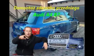 Jak zdjąć zderzak Audi A4 B7 bez uszkodzeń i frustracji