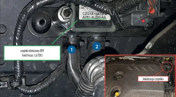 Czujnik DPF Ford Kuga - gdzie jest i jak go łatwo znaleźć