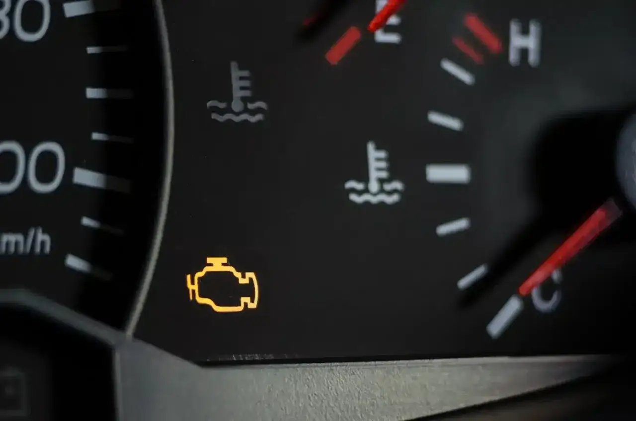 Kontrolka silnika świeci się? Dowiedz się, jak usunąć błąd check engine bez wizyty u mechanika, analizując wskaźniki na desce rozdzielczej.