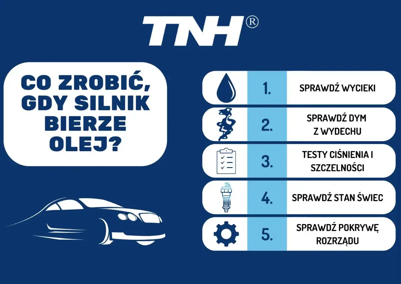 Co zrobić, gdy silnik bierze olej? Sprawdź wycieki, dym z wydechu, ciśnienie, świece i pokrywę rozrządu. Objawy spalania oleju przez uszczelniacze zaworowe a pierścienie.